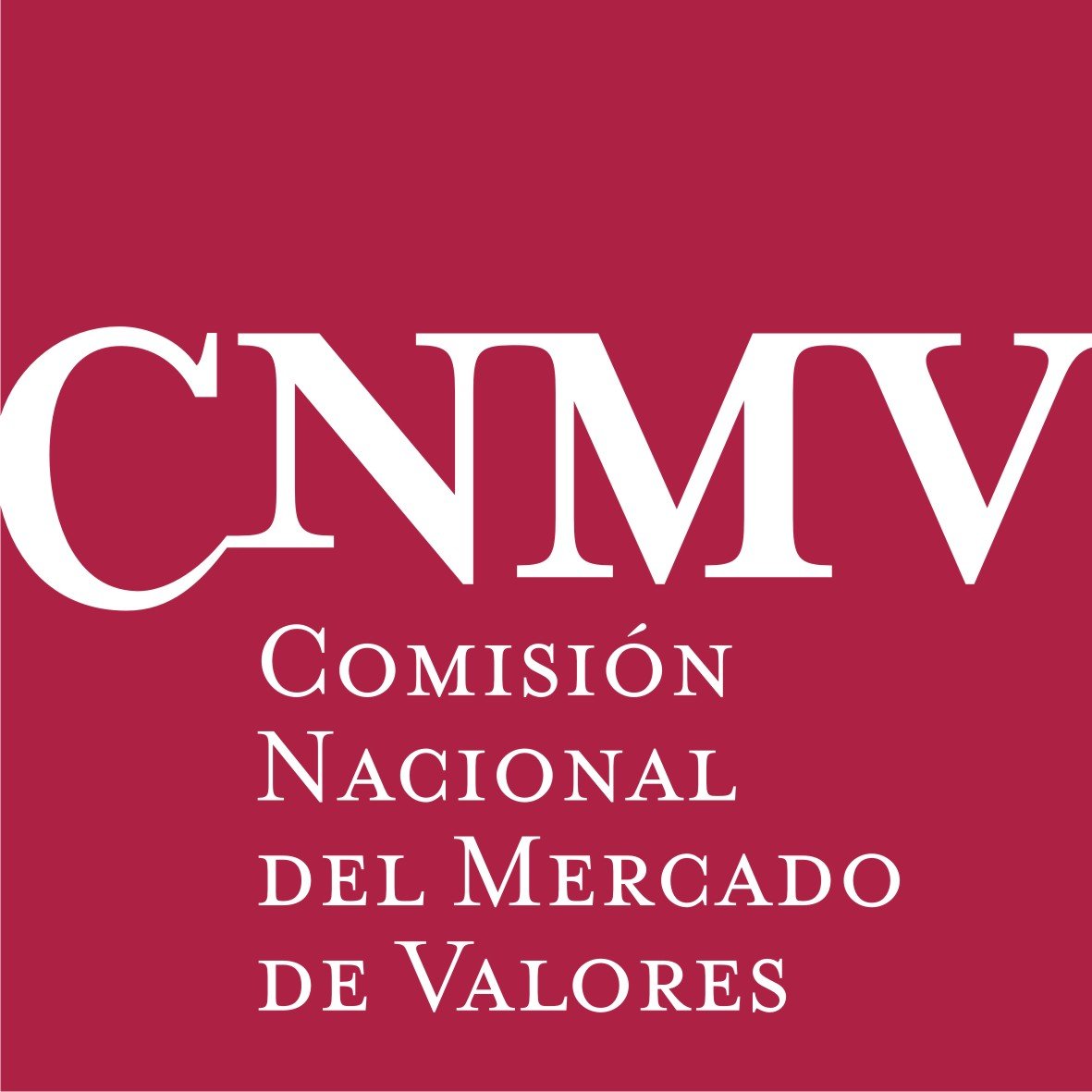 logo cnmv granate